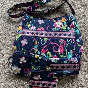 Vera Bradley purse with accessories